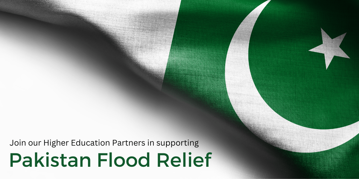 Join our Higher Education Partners in supporting Pakistan Flood Relief